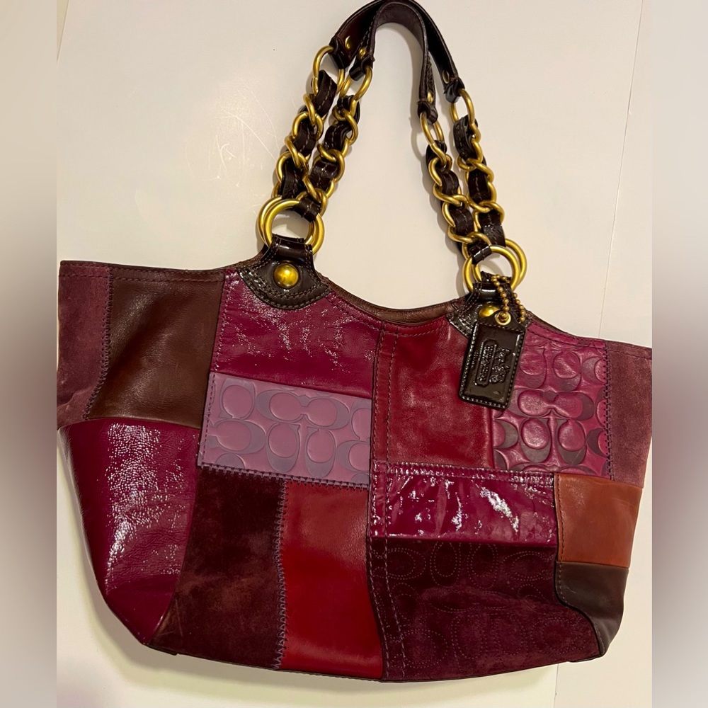 Multi color Coach purse